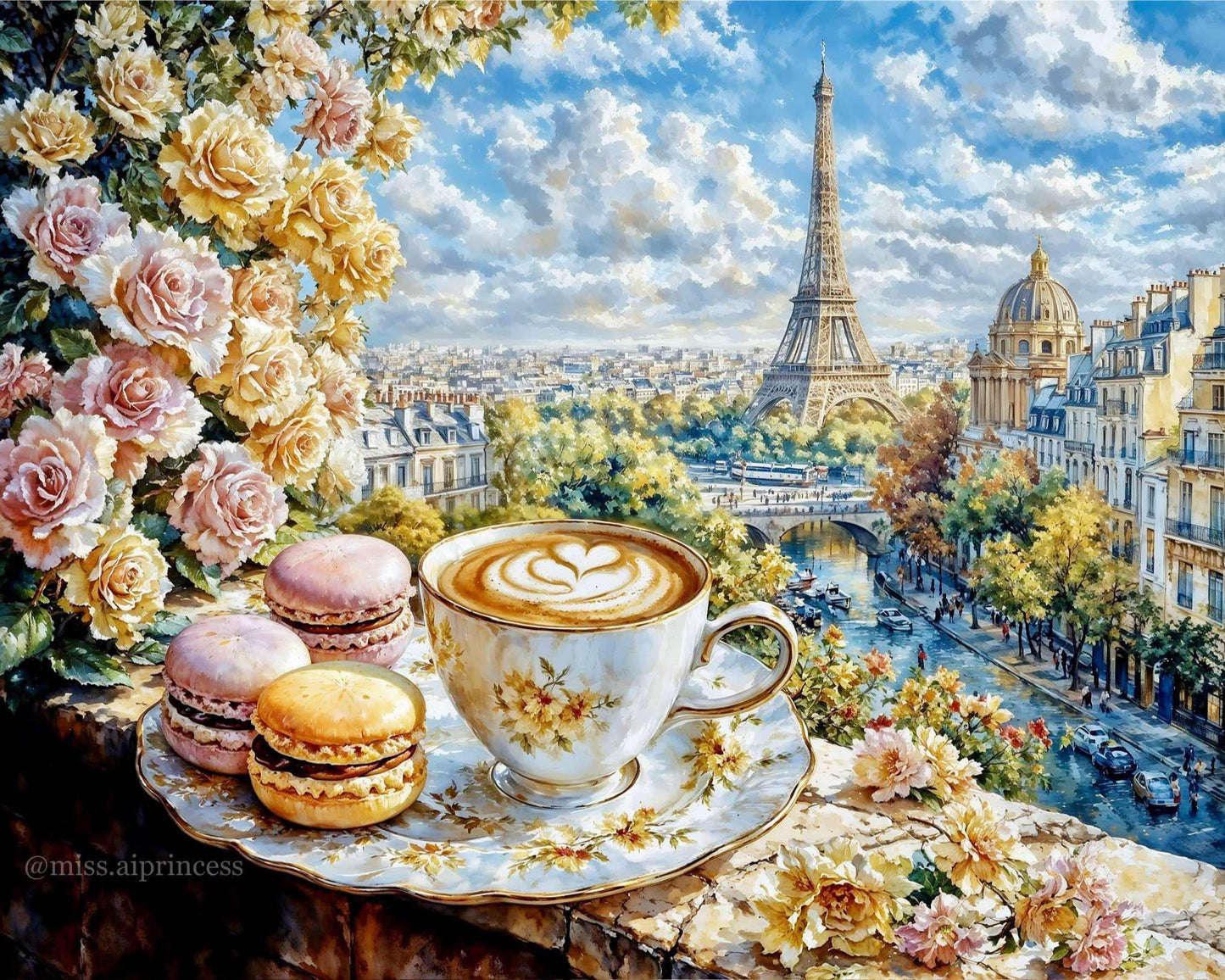 Cappuccino and Macaroons 🟪