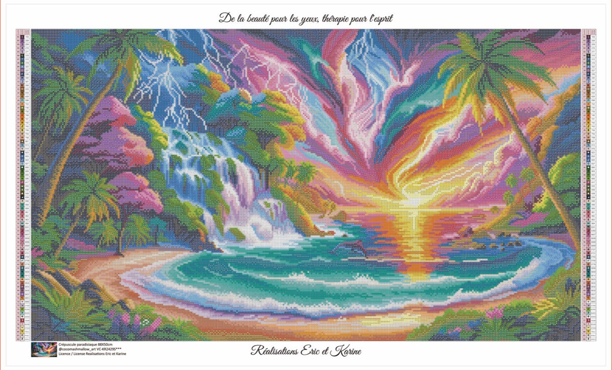 Crépuscule paradisiaque 🟪