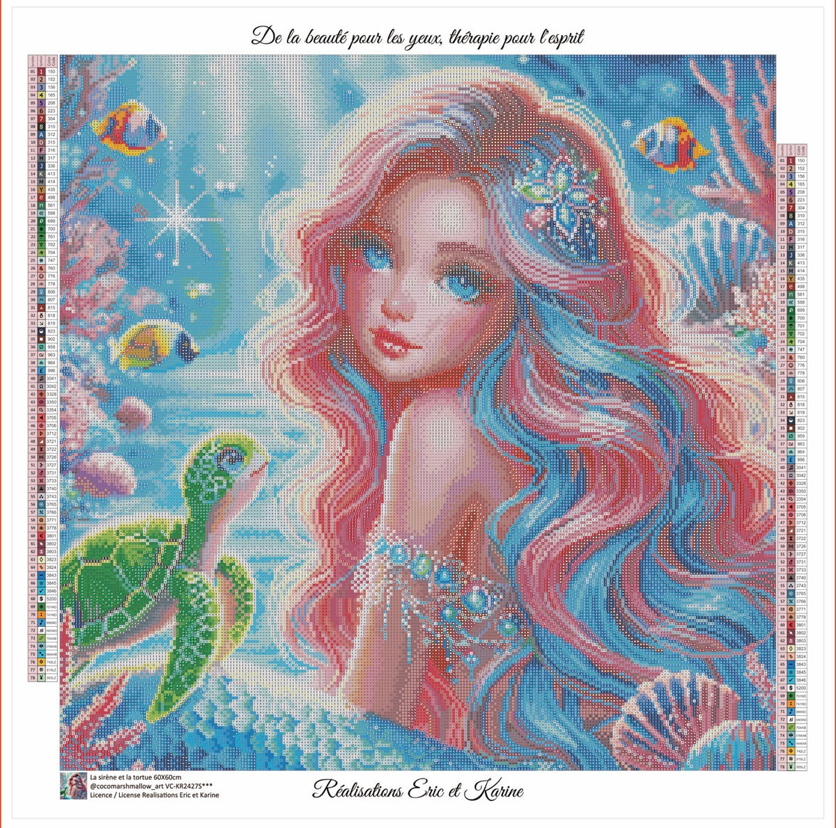 La sirène et la tortue 🟪