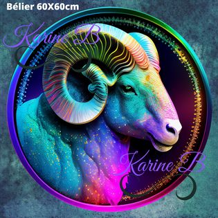 Aries 60X60cm. Square resin 🟪 53 colors