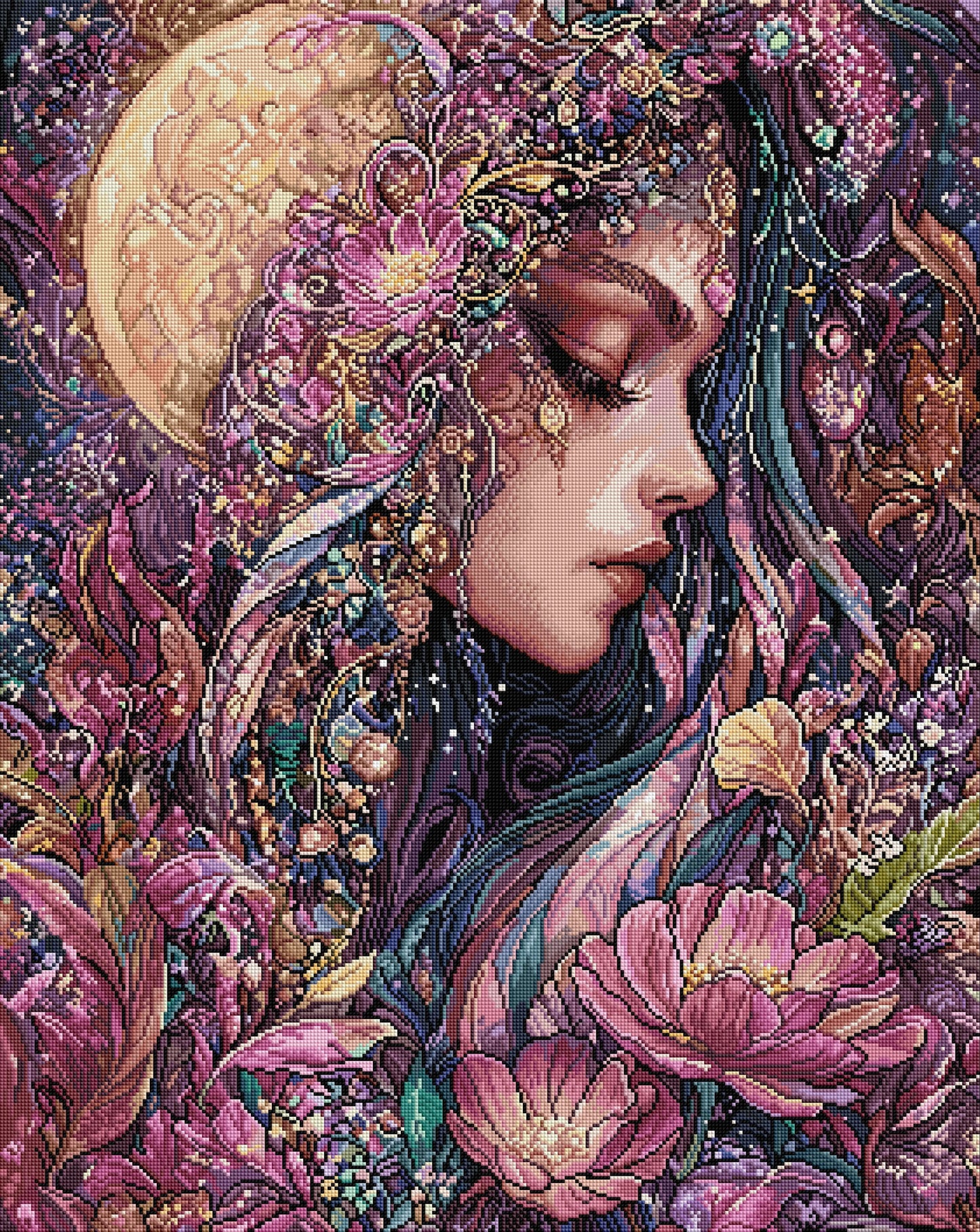Jardin sous la Lune 🟪