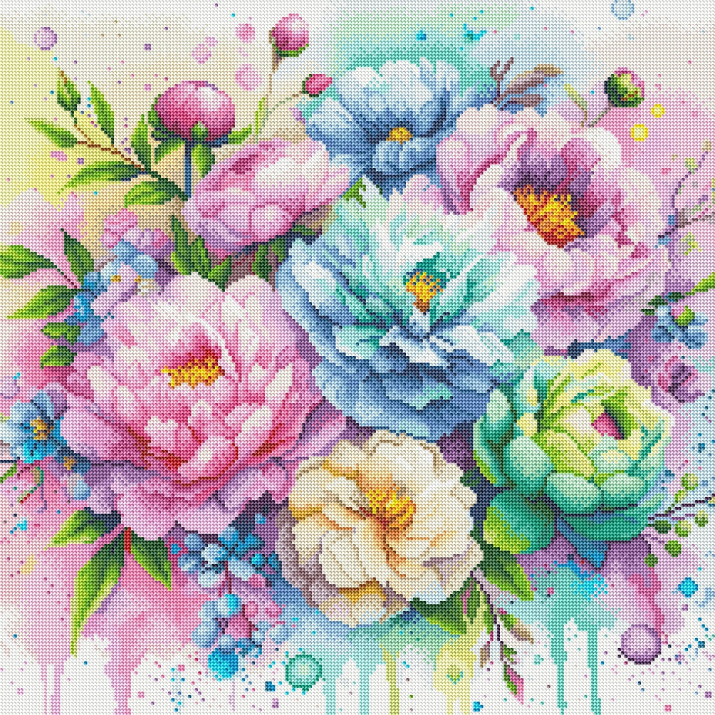 Rainbow Peonies 🔵