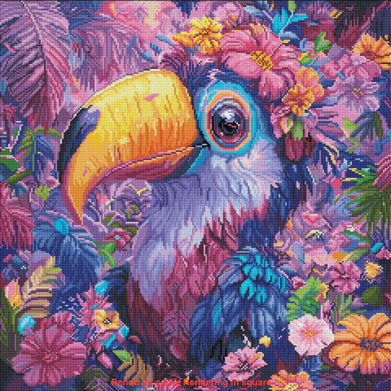 Caribbean parrot 🟪