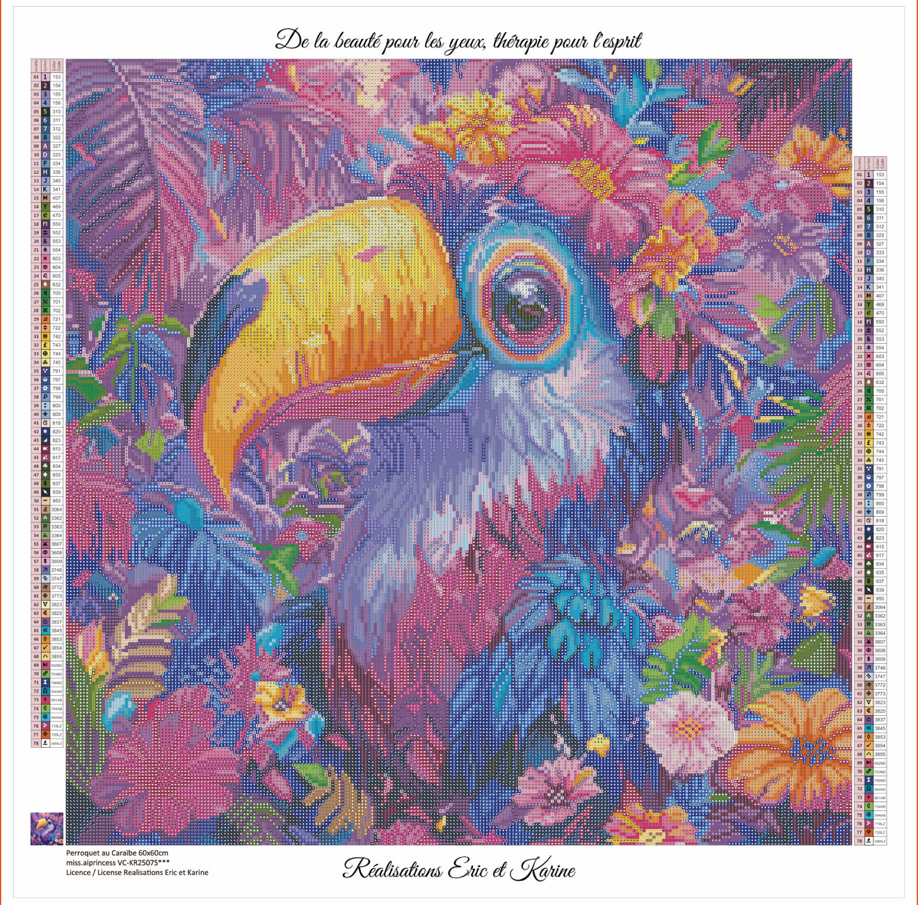 Caribbean parrot 🟪
