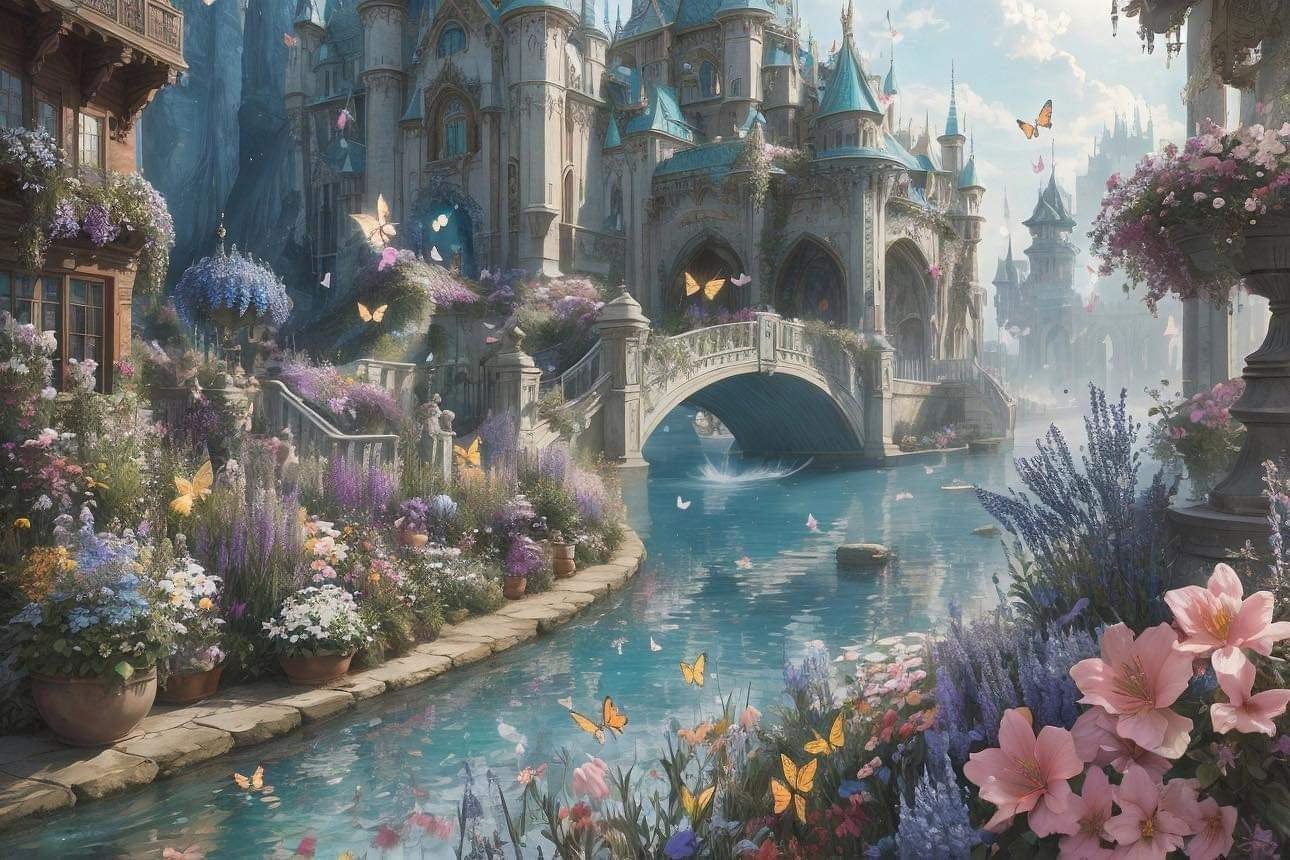 Magic Palace 110X73cm Resin square 🟪 103 colors