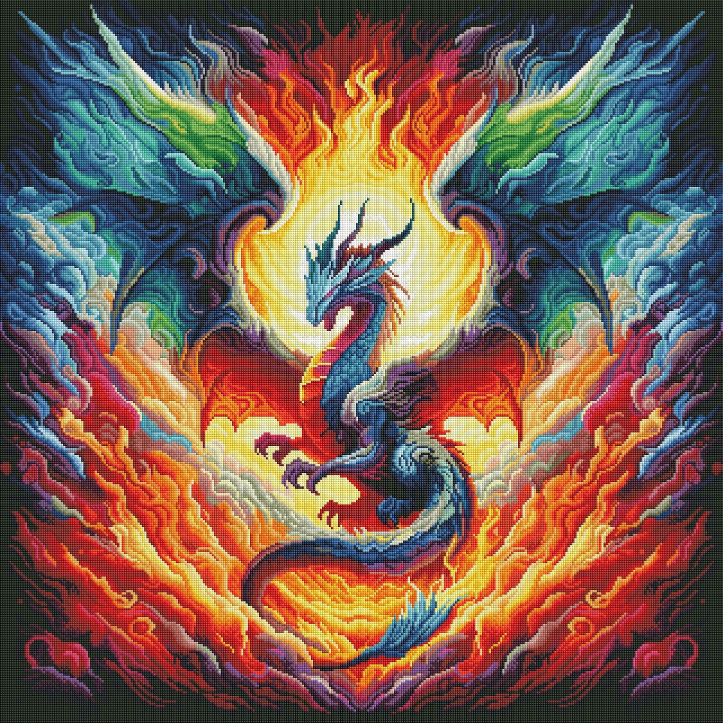 The Guardian 80X80cm 79 colors Resin square 🟪