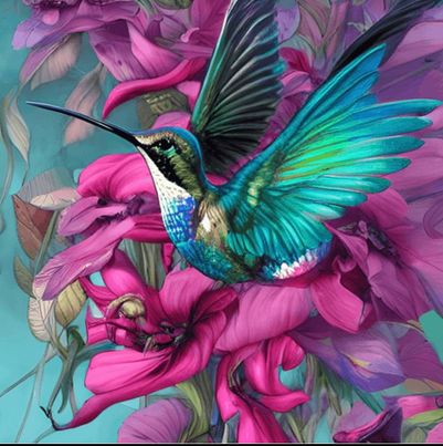 Summer Awakening 60X60cm Resin Square 🟪 50 Colors