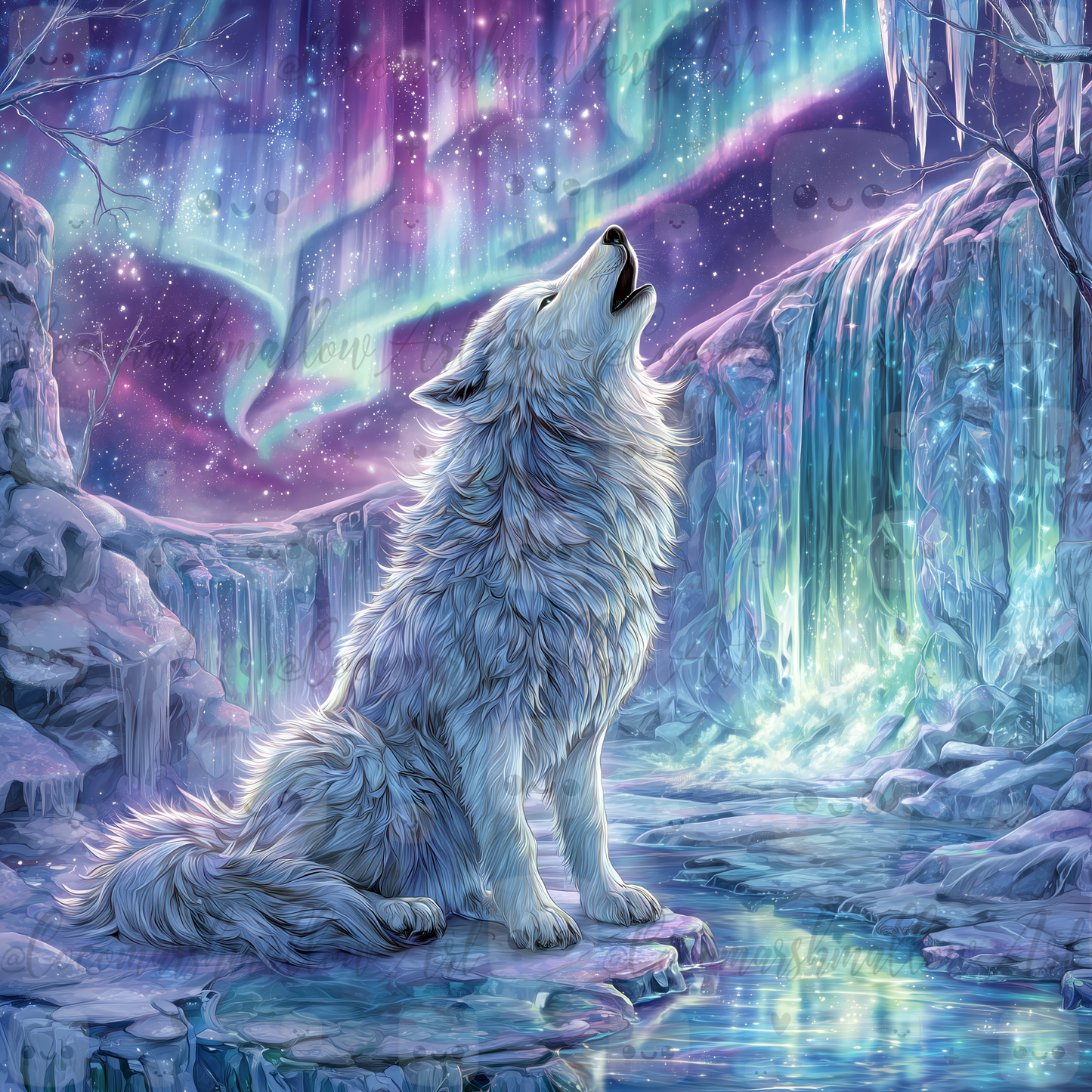 Sky Lights Wolf 🟪