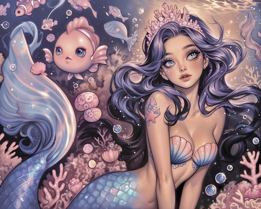 Sirène du Jardin Marin🟪