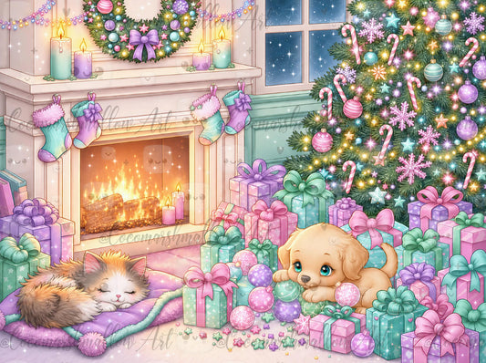 Cozy Christmas Moment/ Un doux moment de Noël 🟪