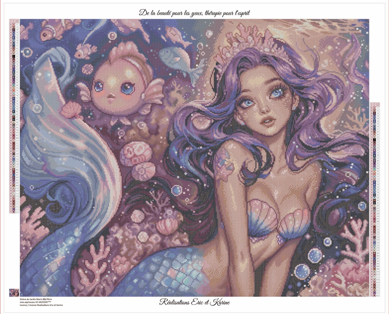 Sirène du Jardin Marin🟪