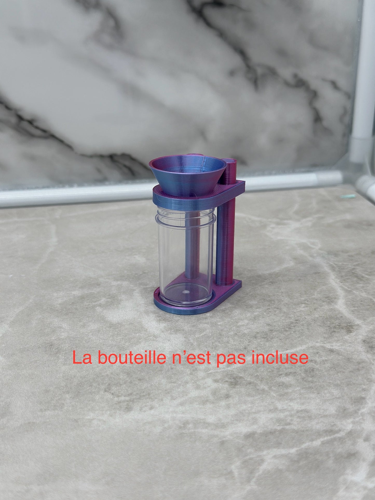 Entonnoir pour bouteille ronde