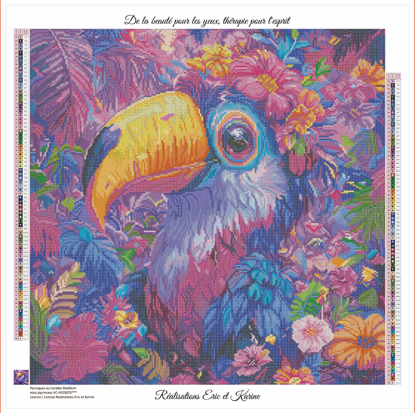 Perroquet au Caraïbe 🟪