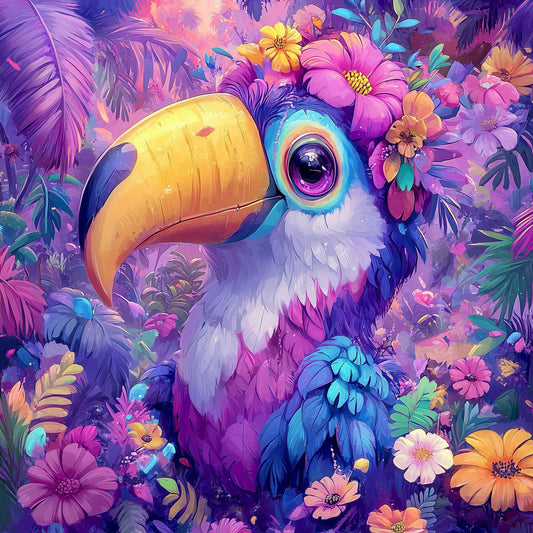 Caribbean parrot 🟪