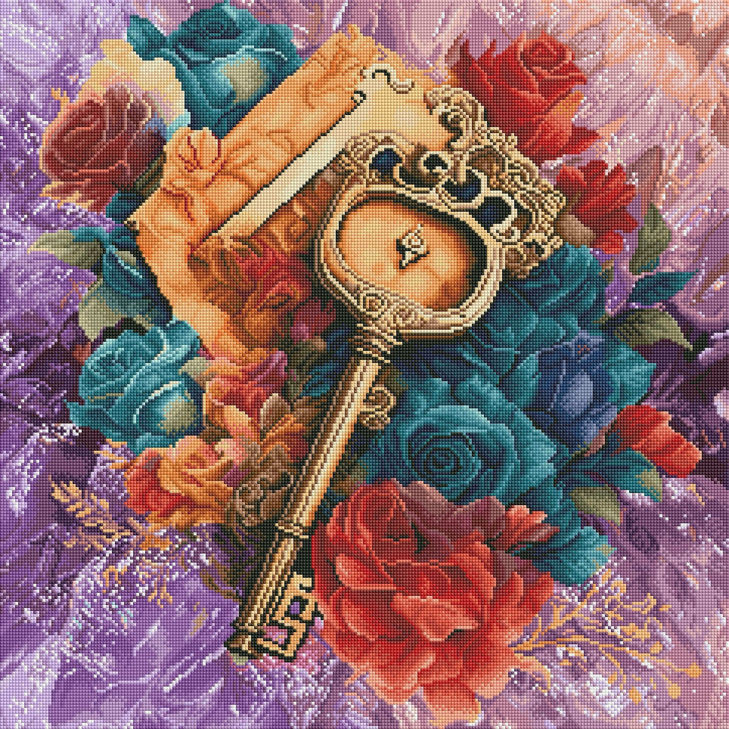 Magic Key 60X60cm                       Résine carré 71 couleurs