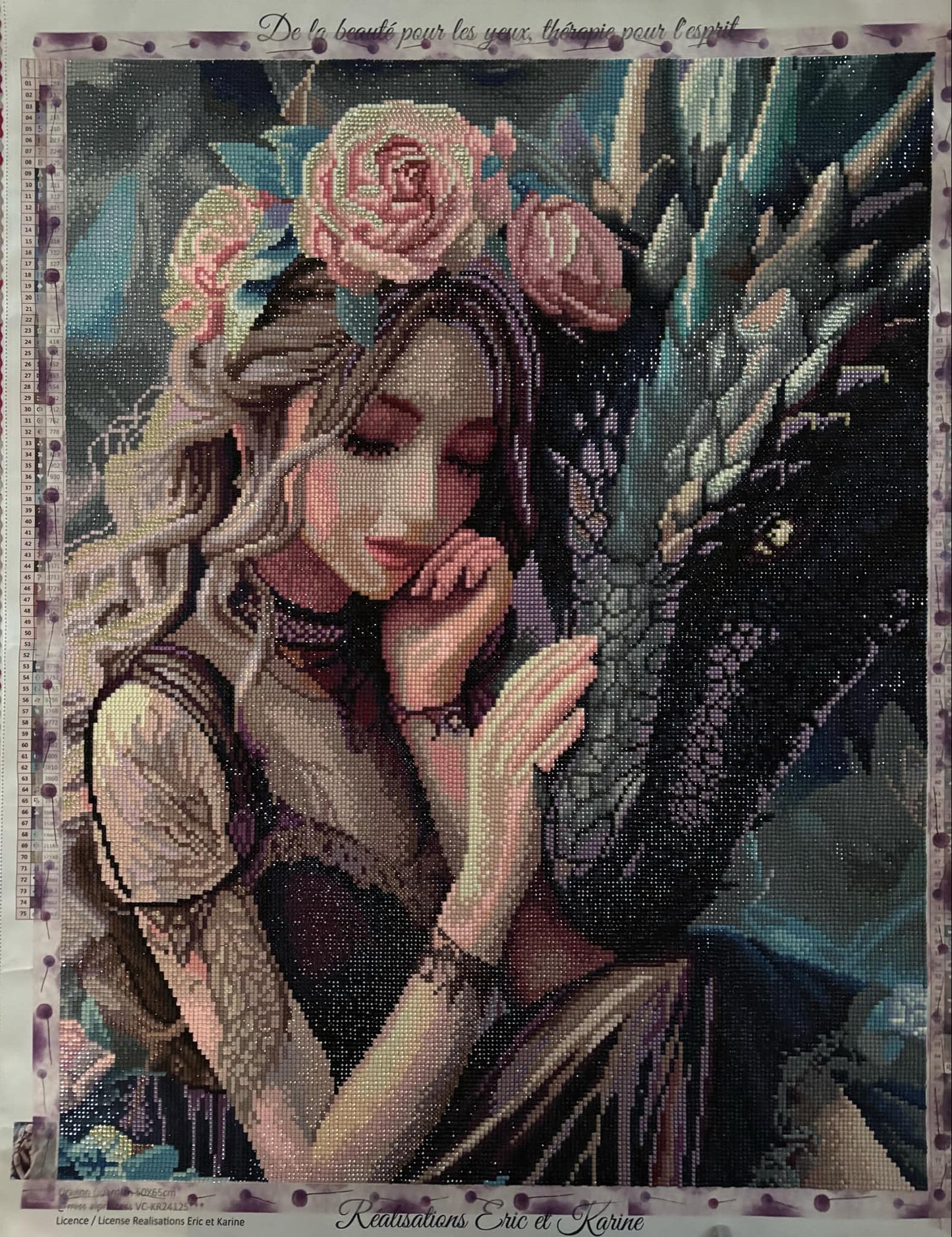 Dragon Guardian 50X65cm Resin square 🟪 75 colors