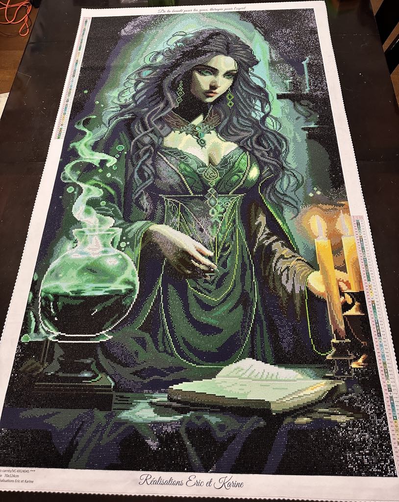 Witchcraft 70X124cm Resin square 74 colors